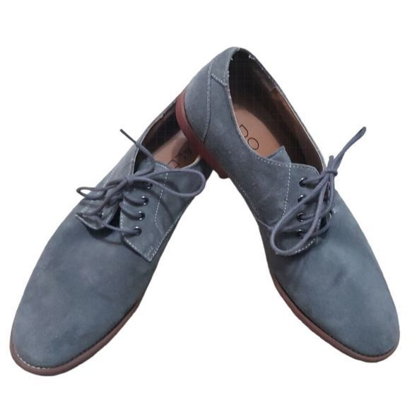 Aldo Men's Suade Gray Nubucks Size 9.5‎ - Picture 1 of 5
